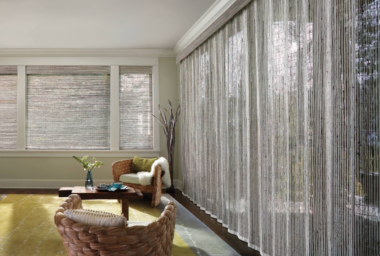 Hunter Douglas Woven Wood Shades for your Glass Doors and Windows near SPRINGFIELD, MO